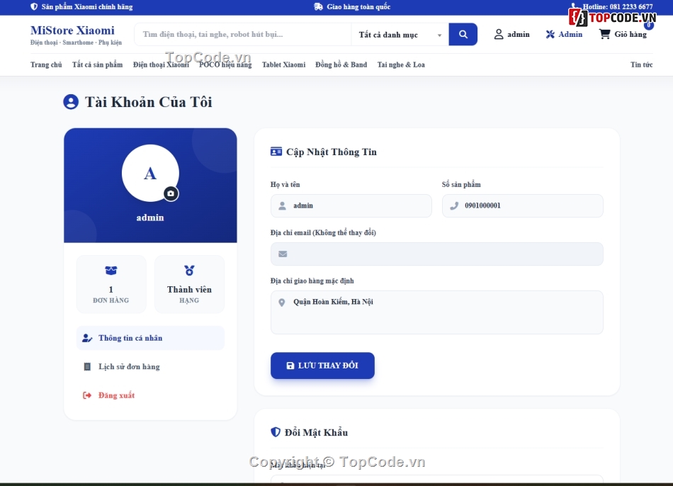 Website bán hàng sản phẩm,Web bán tem sản phẩm,bán